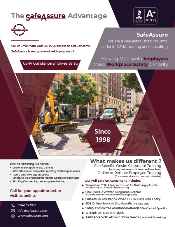 SafeAssure Advantage Flyer Screen Shot